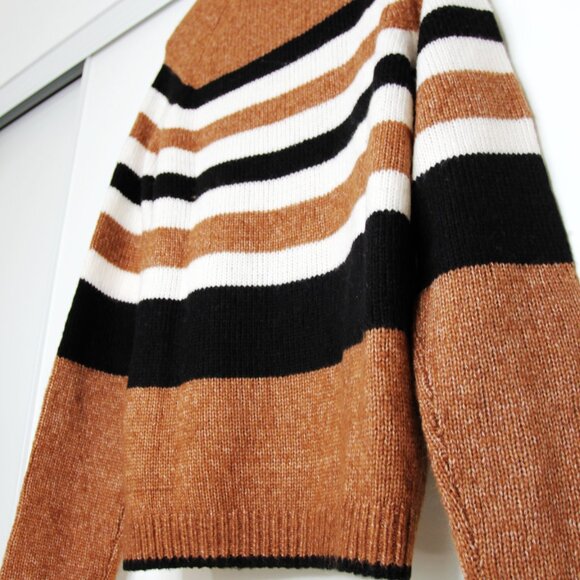 BNWT AW20 MICHAEL KORS STRIPED SWEATER XL - Picture 7 of 10